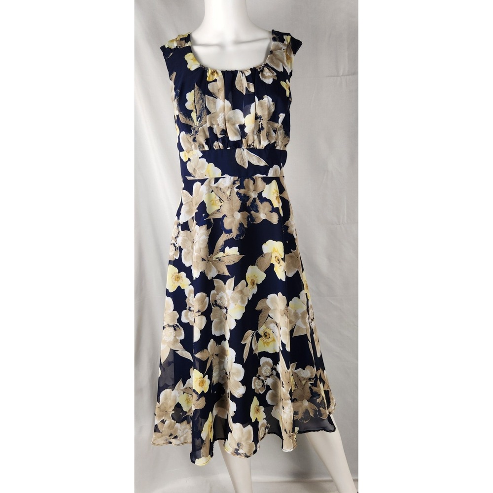 Signature Ella Classiccore/Cottagecore Sleeveless Floral Sundress 14W